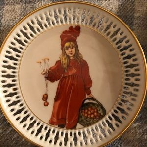Vintage Carl Larsson Decorator Plate
